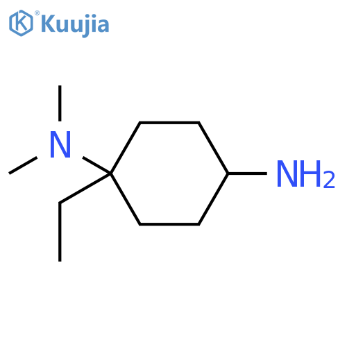 1,4-Cyclohexanediamine, 1-ethyl-N1,N1-dimethyl- structure