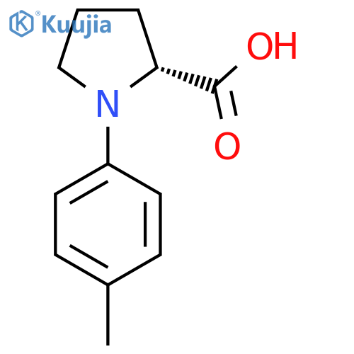 1-(4-Methylphenyl)-D-proline structure
