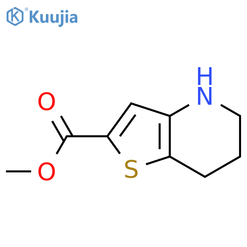 methyl 4H,5H,6H,7H-thieno3,2-bpyridine-2-carboxylate structure