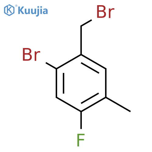 1-Bromo-2-(bromomethyl)-5-fluoro-4-methylbenzene structure