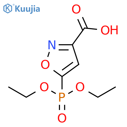 5-(diethoxyphosphoryl)-1,2-oxazole-3-carboxylic acid structure