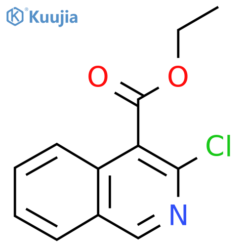 Ethyl 3-chloroisoquinoline-4-carboxylate structure