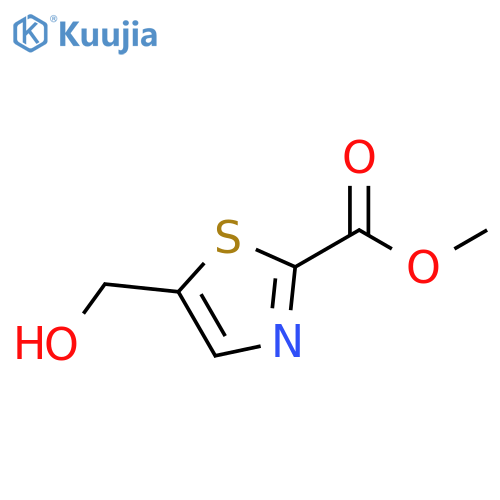 methyl 5-(hydroxymethyl)-1,3-thiazole-2-carboxylate structure