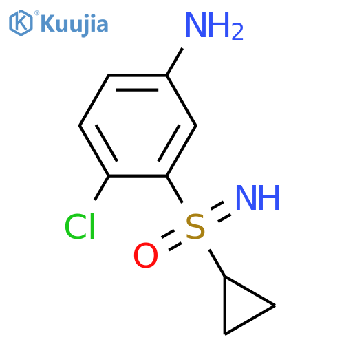 (5-amino-2-chlorophenyl)(cyclopropyl)imino-lambda6-sulfanylone structure