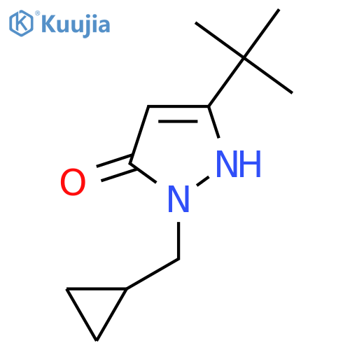 3-(Tert-butyl)-1-(cyclopropylmethyl)-1H-pyrazol-5-ol structure