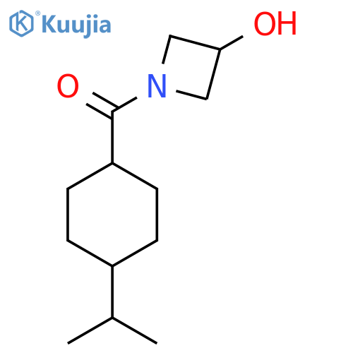 (3-Hydroxyazetidin-1-yl)(4-isopropylcyclohexyl)methanone structure