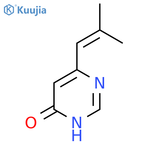 6-(2-Methylprop-1-en-1-yl)pyrimidin-4-ol structure
