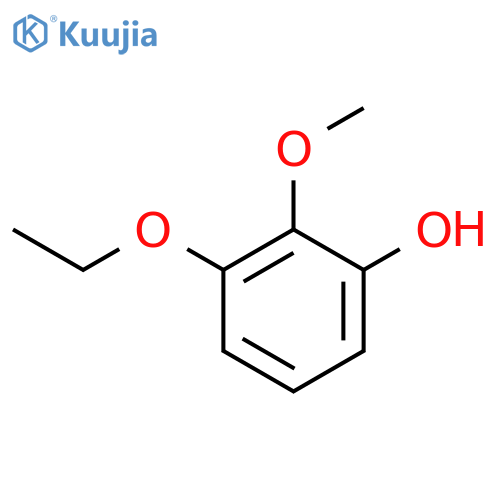 Phenol, 3-ethoxy-2-methoxy- structure