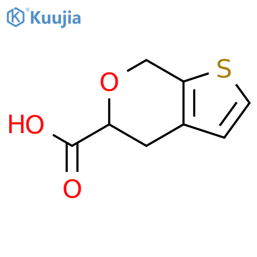 4H,5H,7H-thieno2,3-cpyran-5-carboxylic acid structure