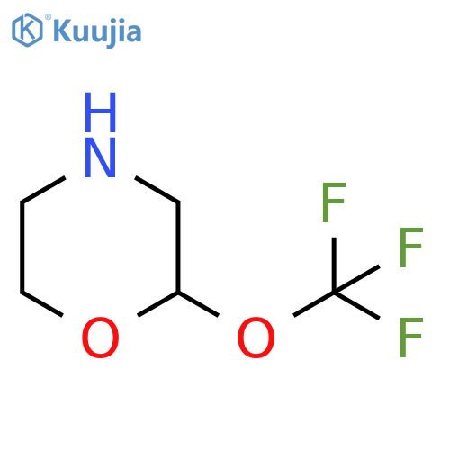 Morpholine, 2-(trifluoromethoxy)- structure