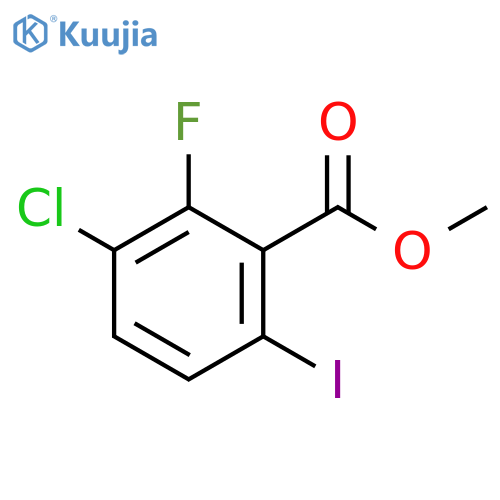 Methyl 3-chloro-2-fluoro-6-iodobenzoate structure