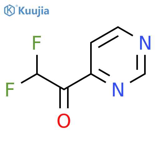 2,2-difluoro-1-(pyrimidin-4-yl)ethan-1-one structure