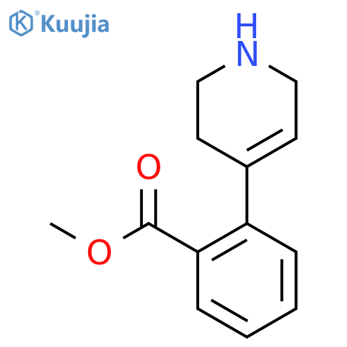 Methyl 2-(1,2,3,6-tetrahydropyridin-4-yl)benzoate structure