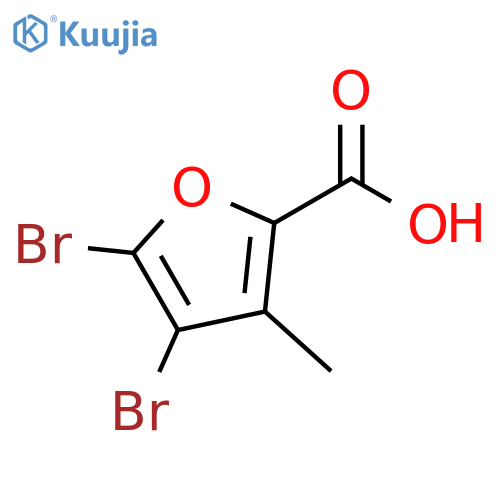 4,5-dibromo-3-methylfuran-2-carboxylic acid structure