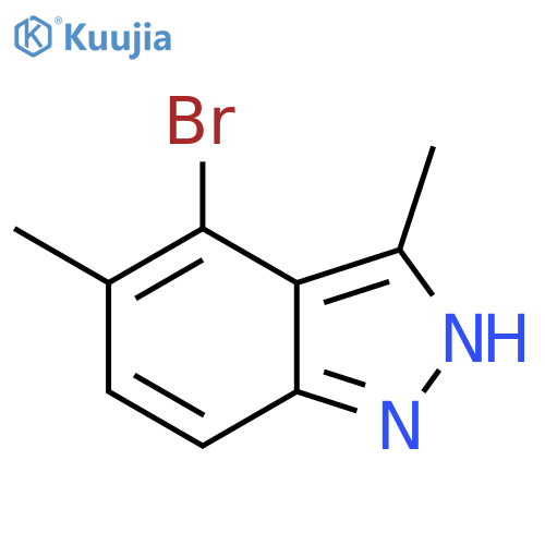 4-bromo-3,5-dimethyl-1H-indazole structure