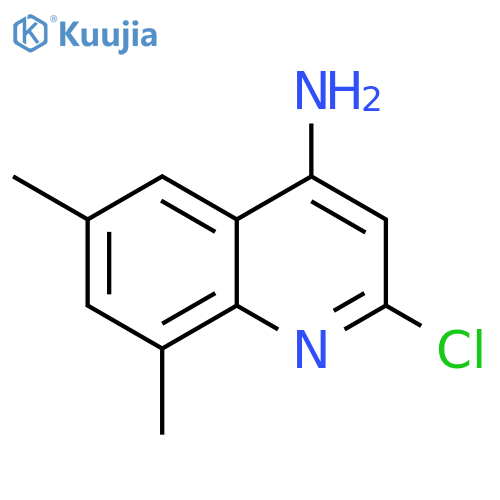 4-Quinolinamine, 2-chloro-6,8-dimethyl- structure
