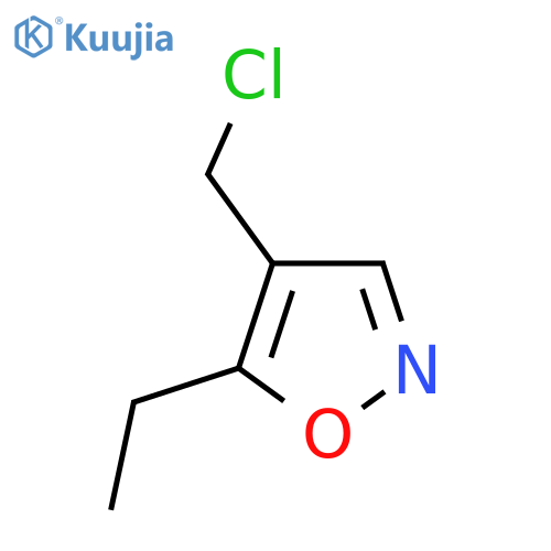 4-(Chloromethyl)-5-ethylisoxazole structure