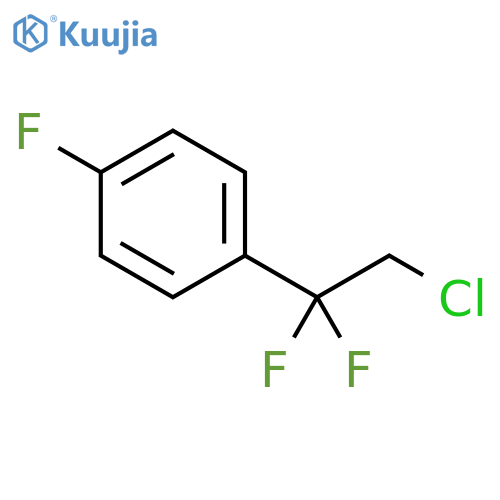 1-(2-Chloro-1,1-difluoroethyl)-4-fluorobenzene structure