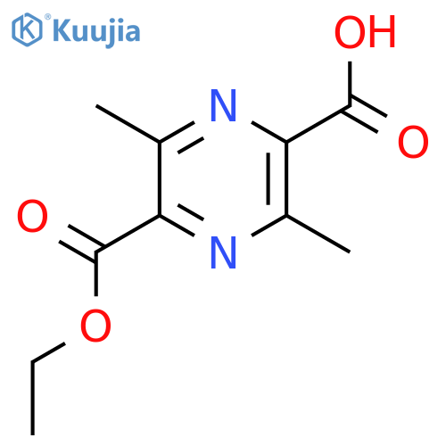 5-(Ethoxycarbonyl)-3,6-dimethylpyrazine-2-carboxylic acid structure