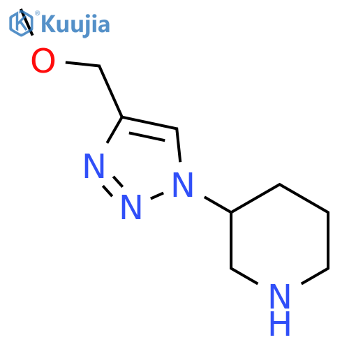3-(4-(methoxymethyl)-1H-1,2,3-triazol-1-yl)piperidine structure