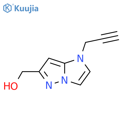 (1-(Prop-2-yn-1-yl)-1H-imidazo[1,2-b]pyrazol-6-yl)methanol structure