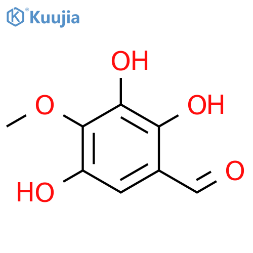 2,3,5-trihydroxy-4-methoxybenzaldehyde structure