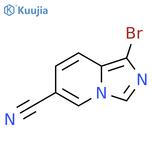 1-bromoimidazo1,5-apyridine-6-carbonitrile structure