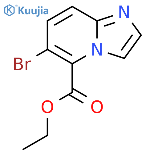 ethyl 6-bromoimidazo[1,2-a]pyridine-5-carboxylate structure