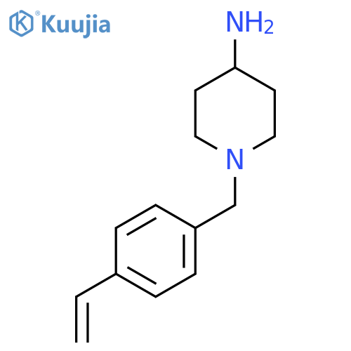 1-(4-Vinylbenzyl)piperidin-4-amine structure