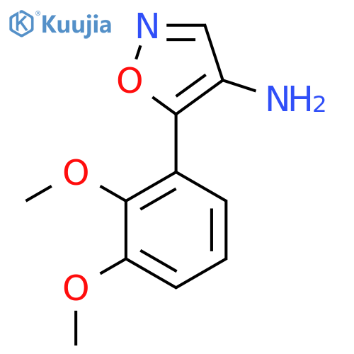 5-(2,3-dimethoxyphenyl)-1,2-oxazol-4-amine structure