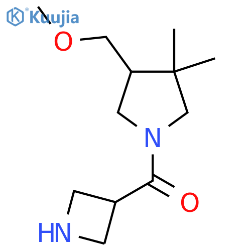 Azetidin-3-yl(4-(methoxymethyl)-3,3-dimethylpyrrolidin-1-yl)methanone structure