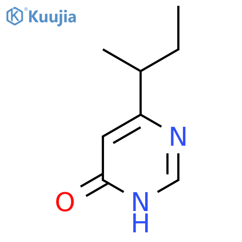 6-(Sec-butyl)pyrimidin-4-ol structure