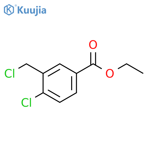 ethyl 4-chloro-3-(chloromethyl)benzoate structure