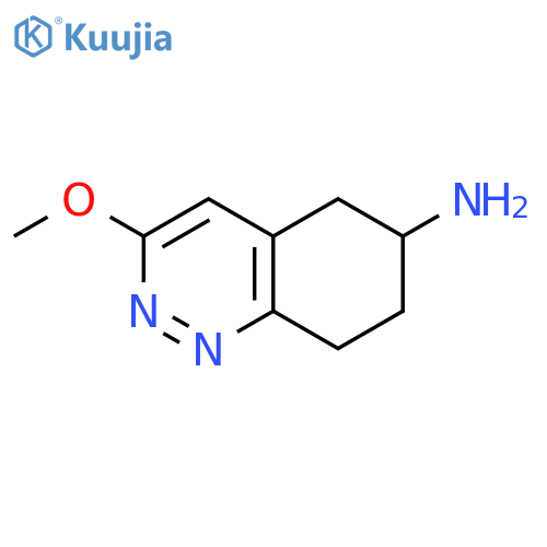 3-Methoxy-5,6,7,8-tetrahydrocinnolin-6-amine structure