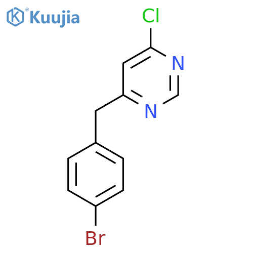 4-(4-Bromobenzyl)-6-chloropyrimidine structure