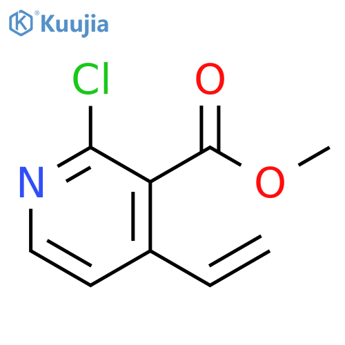 methyl 2-chloro-4-ethenylpyridine-3-carboxylate structure