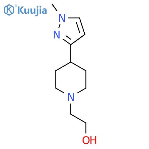 2-(4-(1-methyl-1H-pyrazol-3-yl)piperidin-1-yl)ethan-1-ol structure
