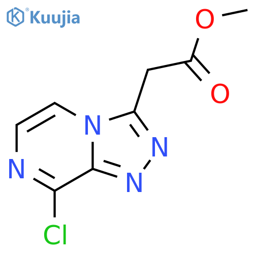 methyl 2-{8-chloro-1,2,4triazolo4,3-apyrazin-3-yl}acetate structure