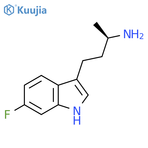 4-(6-Fluoro-1H-indol-3-yl)butan-2-amine structure