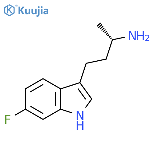 (2S)-4-(6-Fluoro-1H-indol-3-yl)butan-2-amine structure