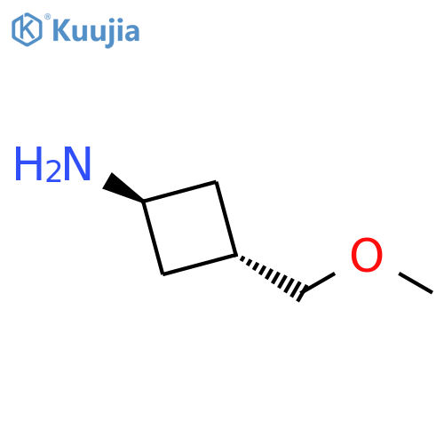 trans-3-(methoxymethyl)cyclobutanamine structure