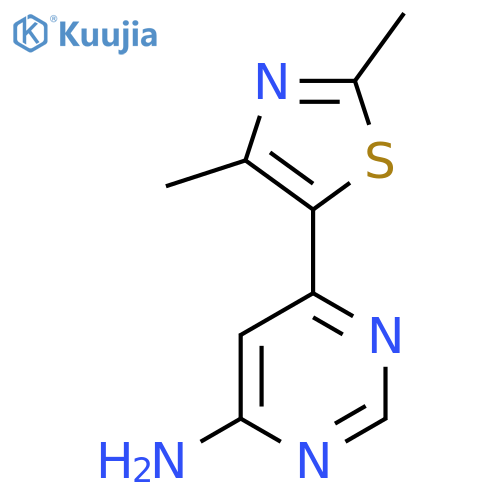 6-(2,4-Dimethyl-1,3-thiazol-5-yl)pyrimidin-4-amine structure