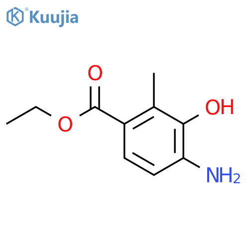 Ethyl 4-amino-3-hydroxy-2-methylbenzoate structure