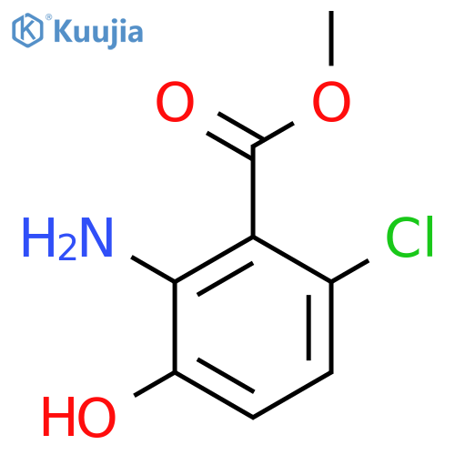 Methyl 2-amino-6-chloro-3-hydroxybenzoate structure