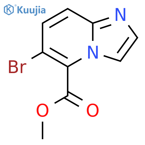 methyl 6-bromoimidazo[1,2-a]pyridine-5-carboxylate structure