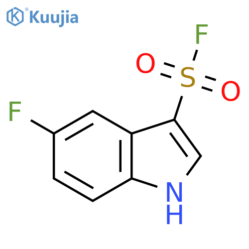 1H-Indole-3-sulfonyl fluoride, 5-fluoro- structure