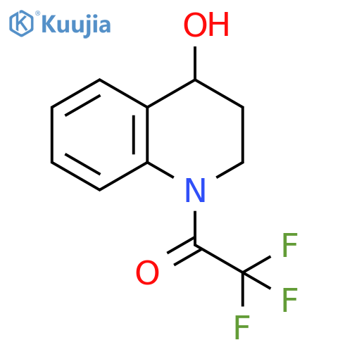 Ethanone, 1-(3,4-dihydro-4-hydroxy-1(2H)-quinolinyl)-2,2,2-trifluoro- structure