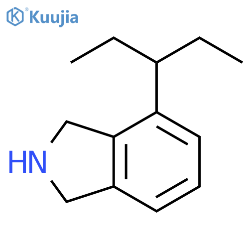 1H-Isoindole, 4-(1-ethylpropyl)-2,3-dihydro- structure