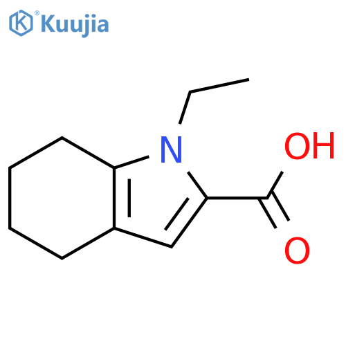 1H-Indole-2-carboxylic acid, 1-ethyl-4,5,6,7-tetrahydro- structure