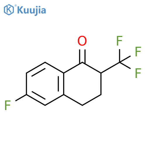 1(2H)-Naphthalenone, 6-fluoro-3,4-dihydro-2-(trifluoromethyl)- structure